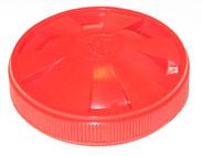 Cover for oil container, red