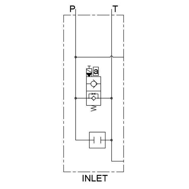 BW05 Inlet module w/bypass valve