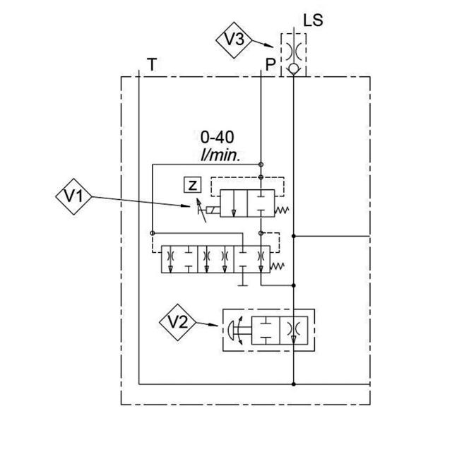 BW05 Inlet module - LS w/flowregulator