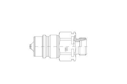 Quick coupling MQS-A ISO A -  Male Quick Coupling - Metric Male