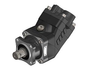Bent Axis piston pump HDS 108, 107.0 cc, CW, ISO-flange