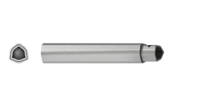 Triangle profile tube 101, G1 implement side 