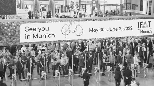 Meet us at IFAT in Munich from 30 May - 3 June 2022.